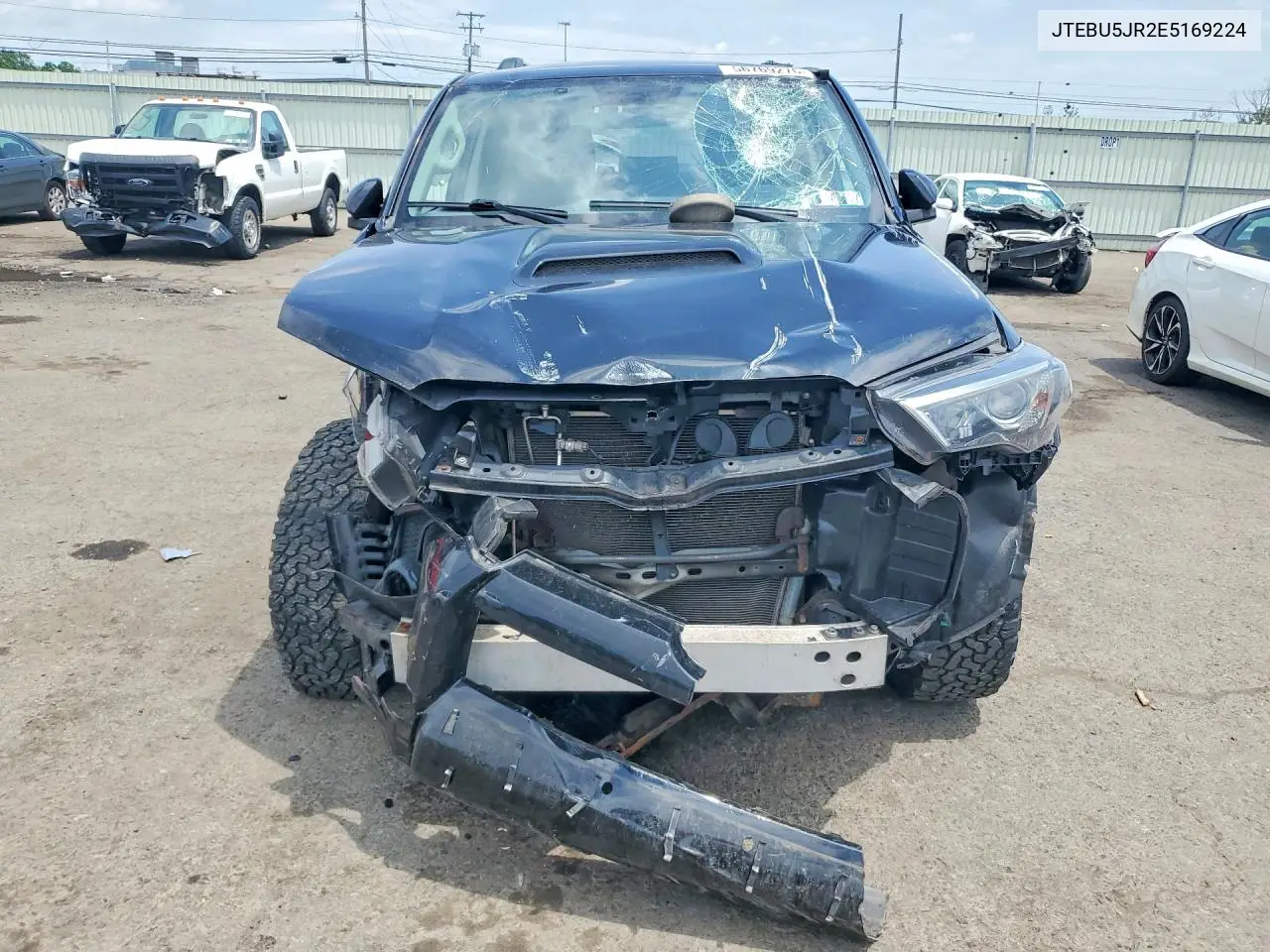 2014 Toyota 4Runner Trail VIN: JTEBU5JR2E5169224 Lot: 56769276