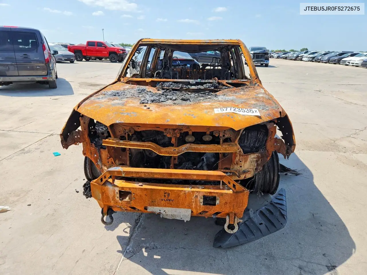 2015 Toyota 4Runner VIN: JTEBU5JR0F5272675 Lot: 57723536