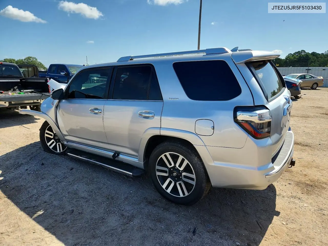 2015 Toyota 4Runner Limited VIN: JTEZU5JR5F5103430 Lot: 60944526