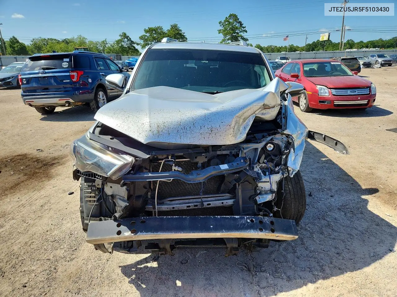 2015 Toyota 4Runner Limited VIN: JTEZU5JR5F5103430 Lot: 60944526