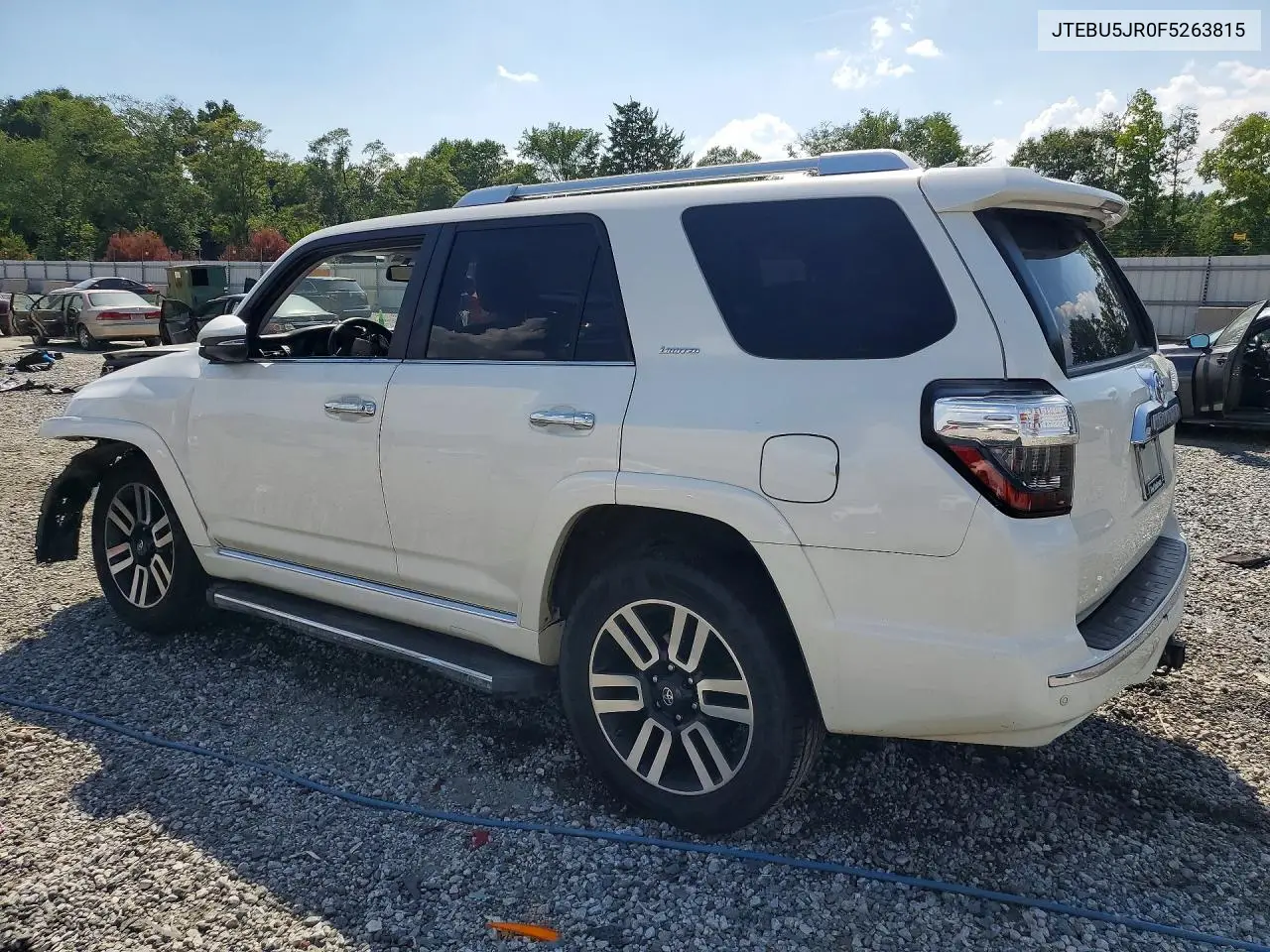 2015 Toyota 4Runner Limited VIN: JTEBU5JR0F5263815 Lot: 61679606