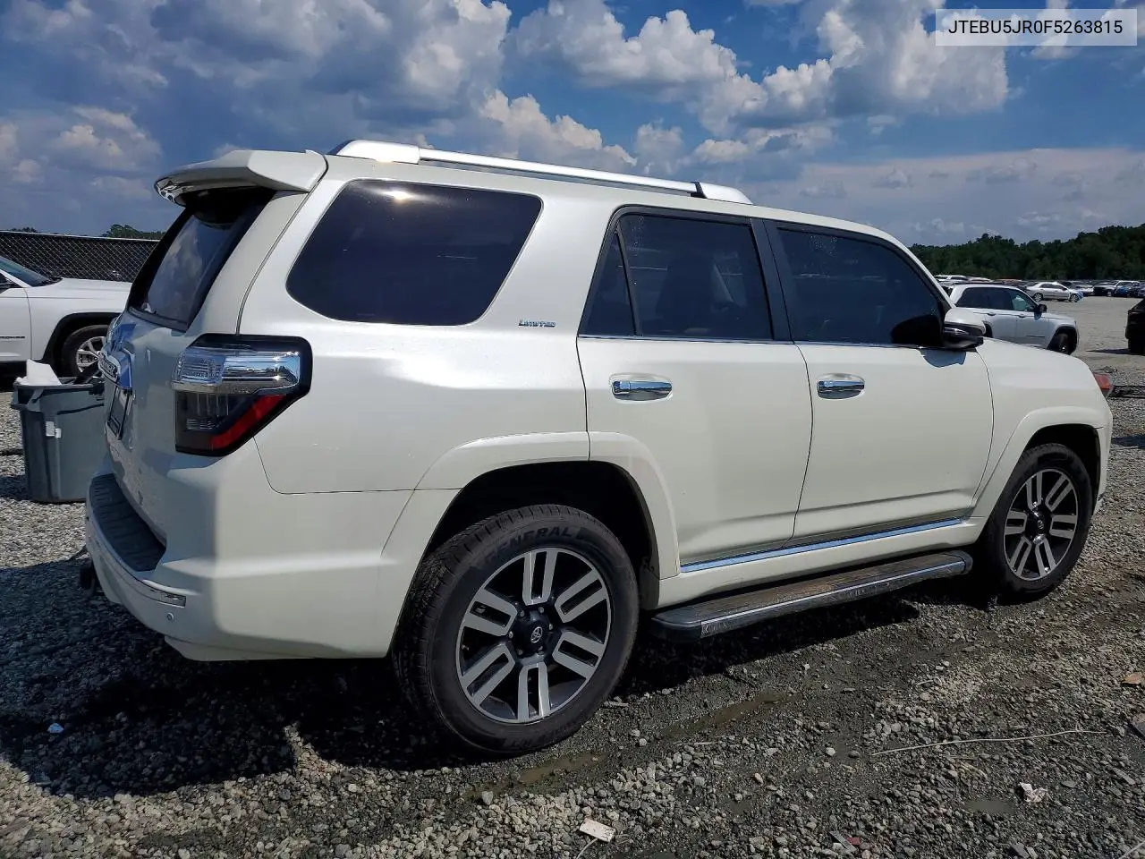 2015 Toyota 4Runner Limited VIN: JTEBU5JR0F5263815 Lot: 61679606