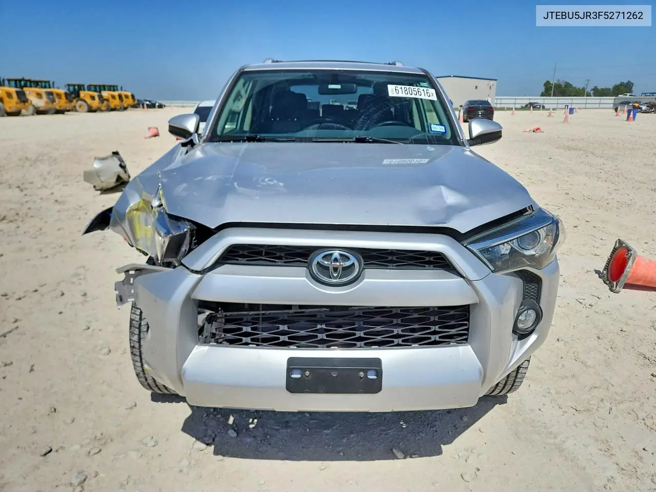 2015 Toyota 4Runner Sr5 VIN: JTEBU5JR3F5271262 Lot: 61805616