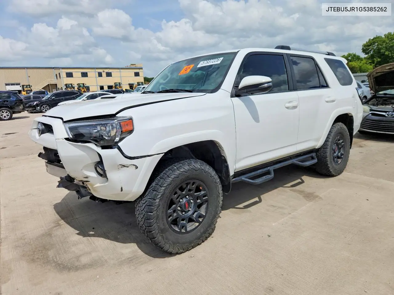 2016 Toyota 4Runner Trail Premium VIN: JTEBU5JR1G5385262 Lot: 57937226