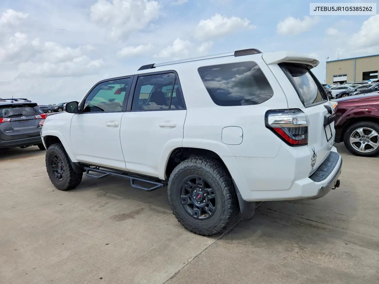 2016 Toyota 4Runner Trail Premium VIN: JTEBU5JR1G5385262 Lot: 57937226