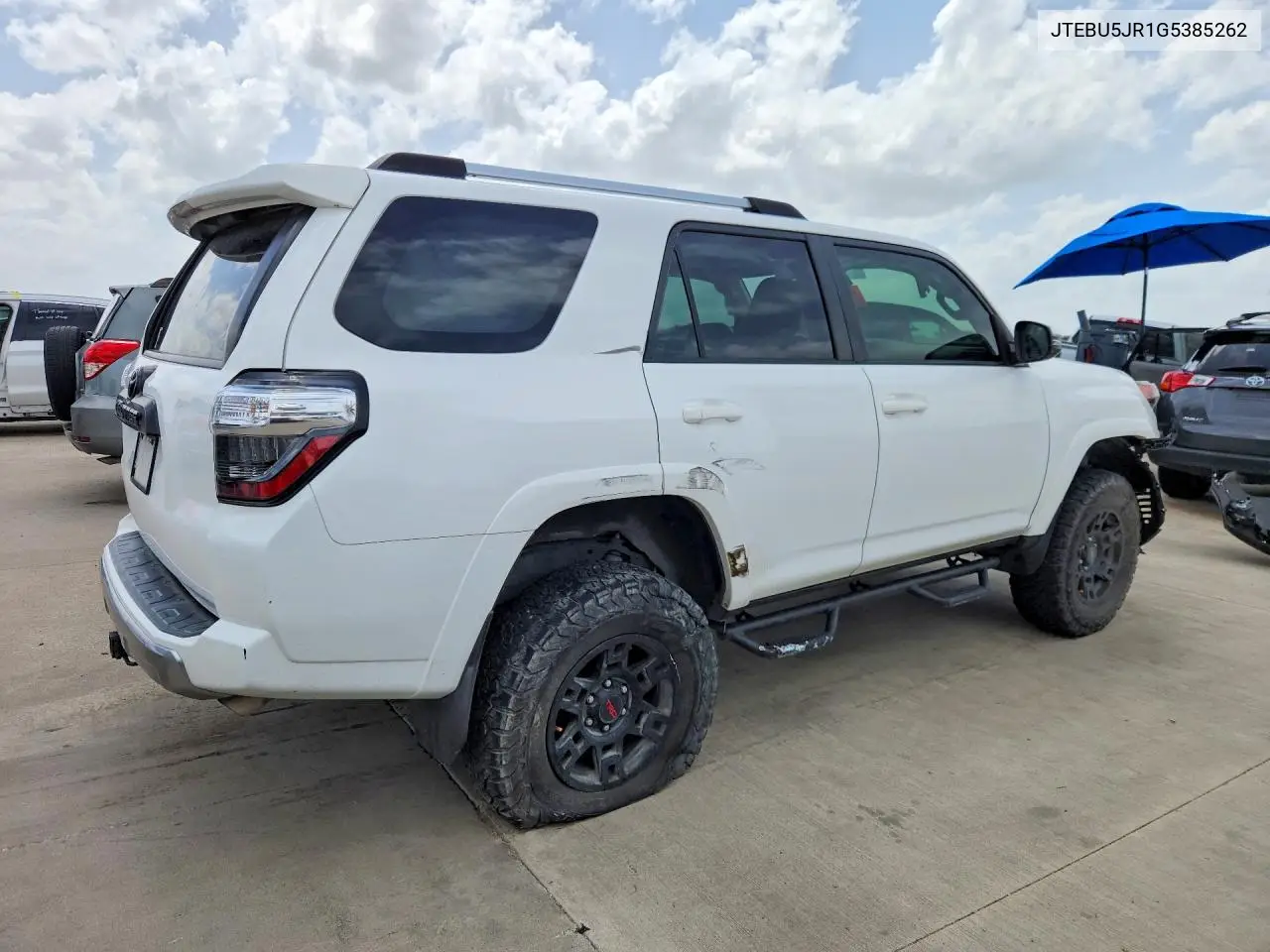 2016 Toyota 4Runner Trail Premium VIN: JTEBU5JR1G5385262 Lot: 57937226