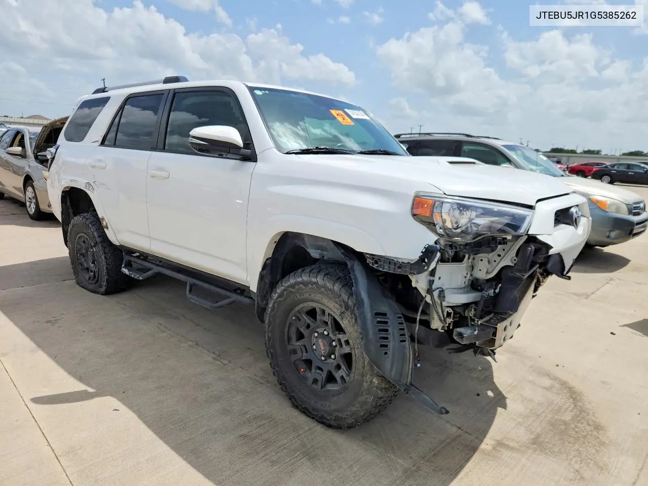 2016 Toyota 4Runner Trail Premium VIN: JTEBU5JR1G5385262 Lot: 57937226