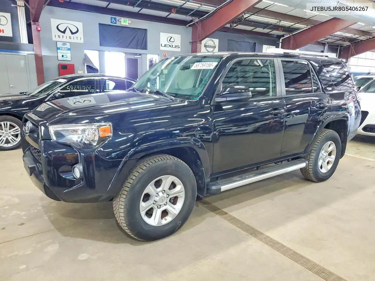 2016 Toyota 4Runner Sr5 VIN: JTEBU5JR8G5406267 Lot: 58759156