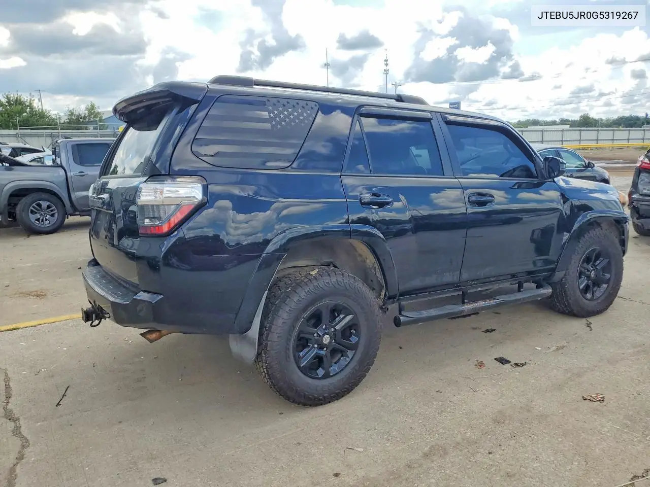 2016 Toyota 4Runner Sr5 VIN: JTEBU5JR0G5319267 Lot: 60172276
