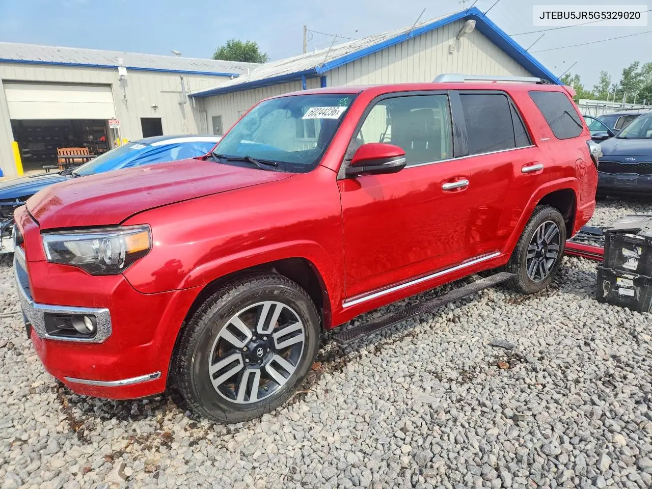 2016 Toyota 4Runner Limited VIN: JTEBU5JR5G5329020 Lot: 60244236