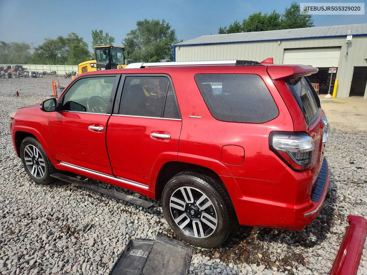 2016 Toyota 4Runner Limited VIN: JTEBU5JR5G5329020 Lot: 60244236