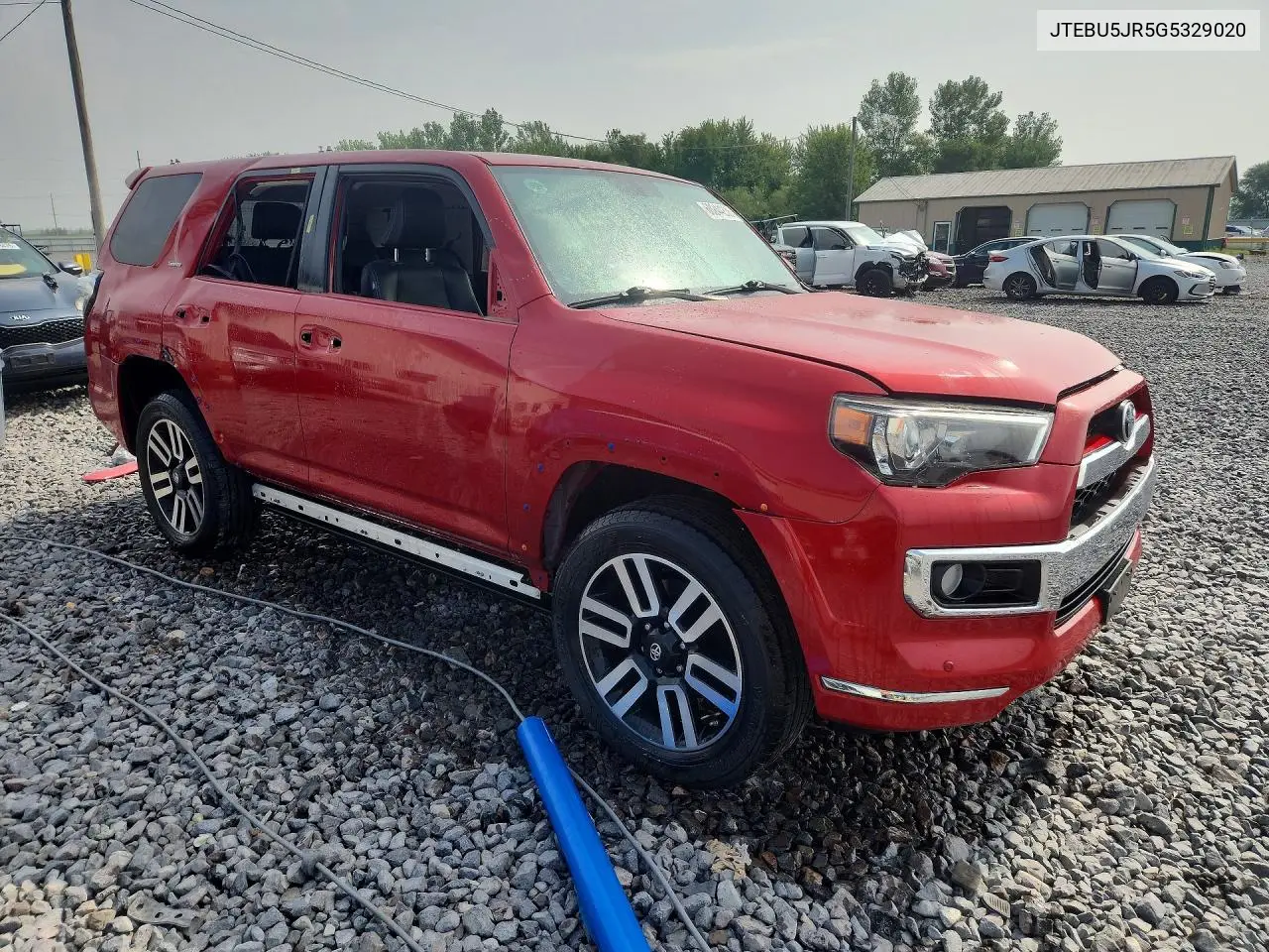 2016 Toyota 4Runner Limited VIN: JTEBU5JR5G5329020 Lot: 60244236