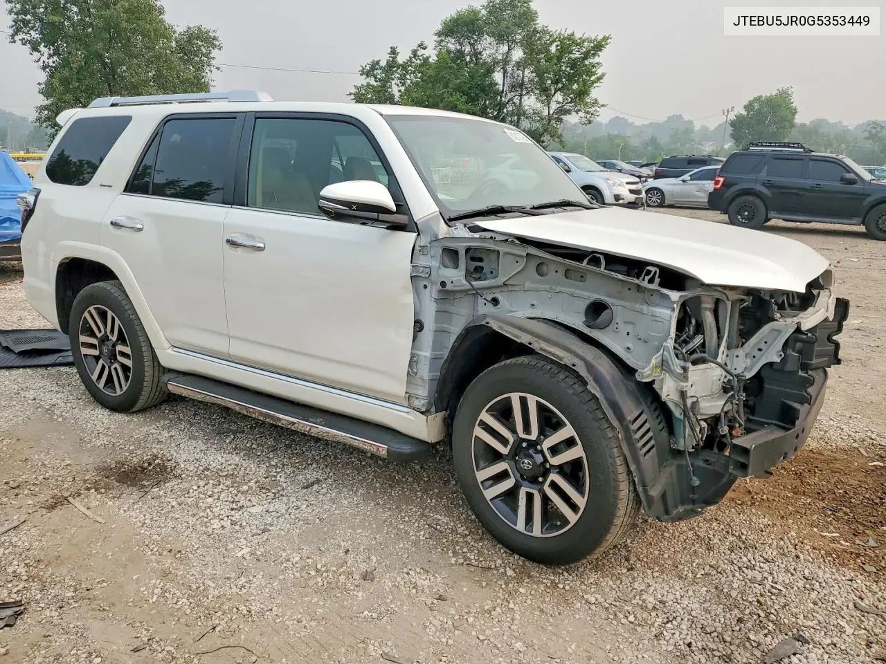 2016 Toyota 4Runner Limited VIN: JTEBU5JR0G5353449 Lot: 61210706