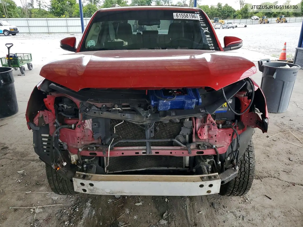 2016 Toyota 4Runner Sr5 Premium VIN: JTEZU5JR1G5116130 Lot: 61558196