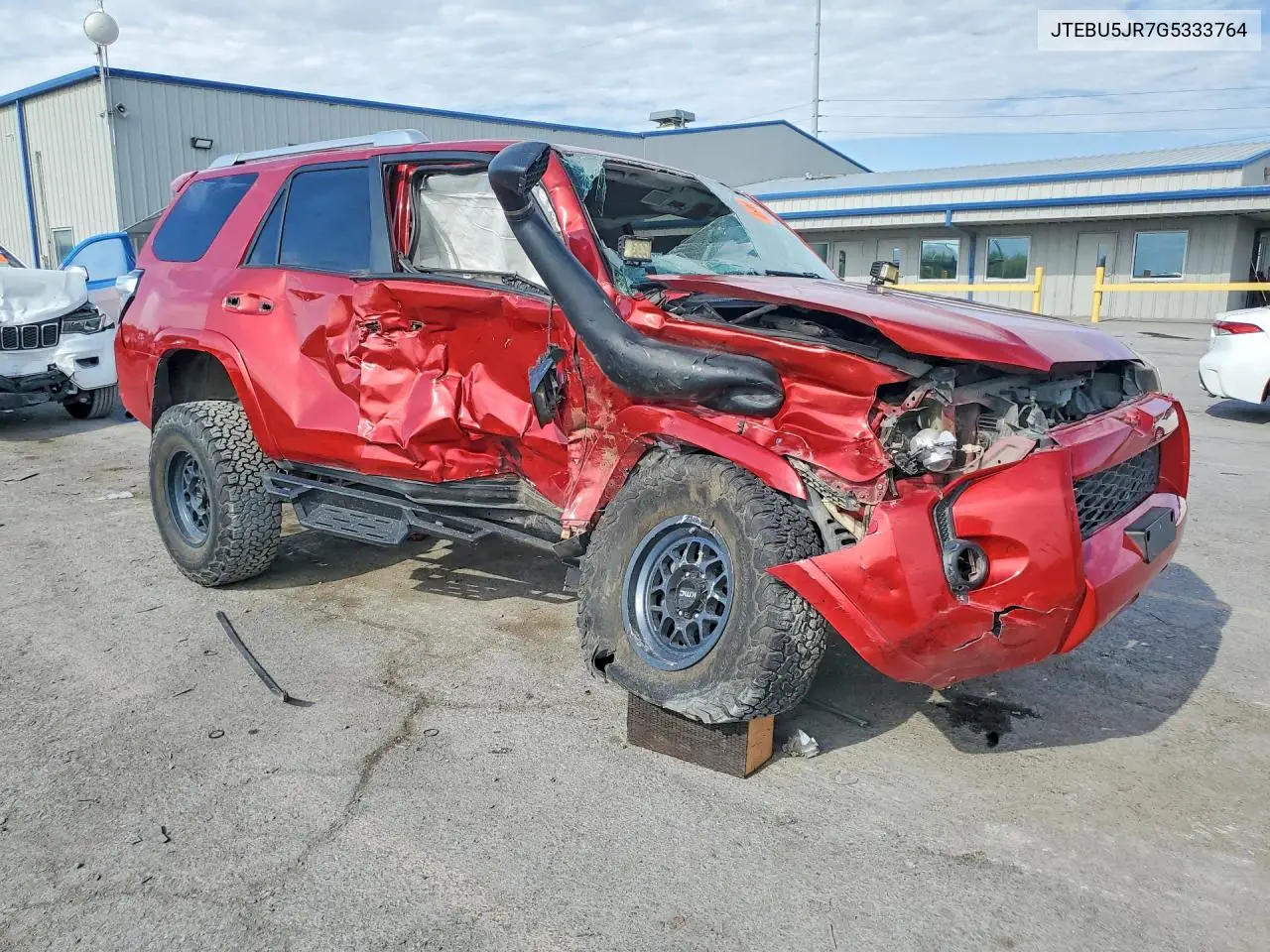 2016 Toyota 4Runner Sr5 VIN: JTEBU5JR7G5333764 Lot: 61709596