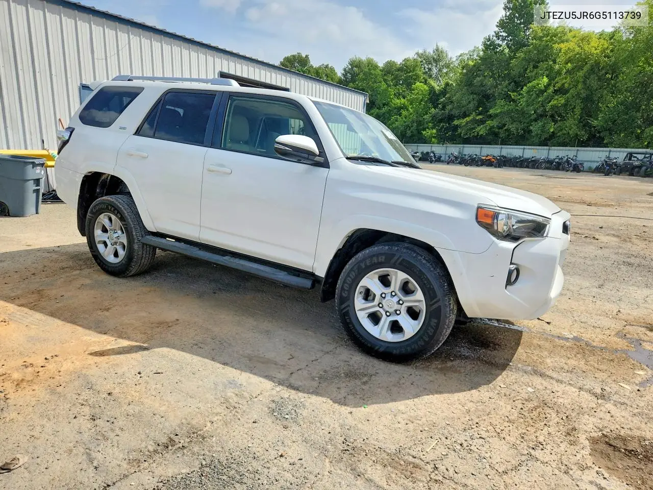 2016 Toyota 4Runner Sr5 Premium VIN: JTEZU5JR6G5113739 Lot: 61794126