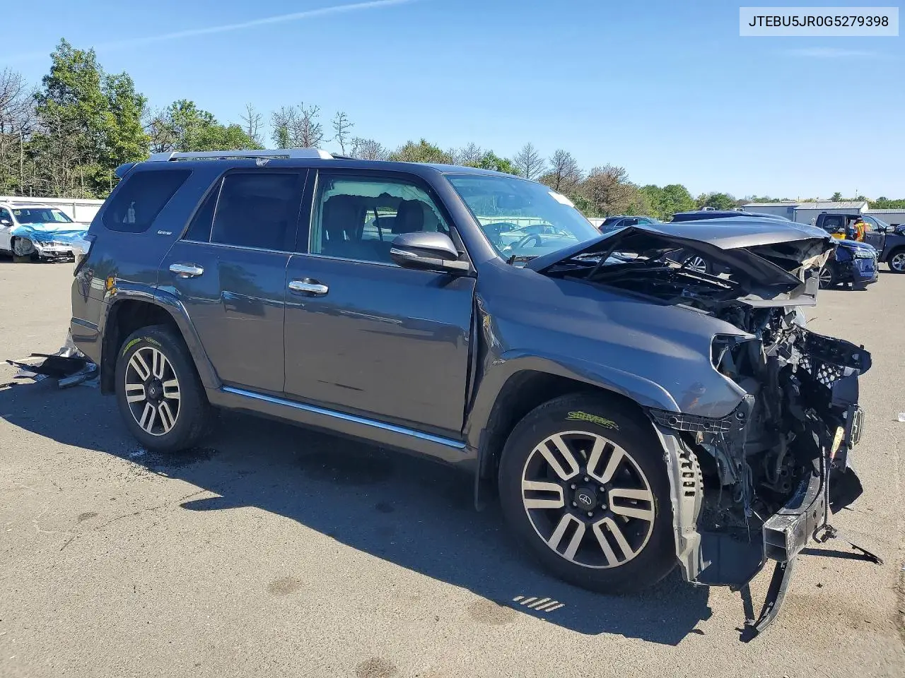 2016 Toyota 4Runner Limited VIN: JTEBU5JR0G5279398 Lot: 62009246
