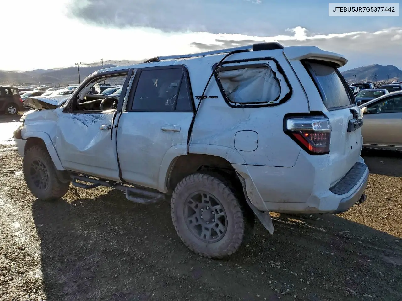 JTEBU5JR7G5377442 2016 Toyota 4Runner Trail