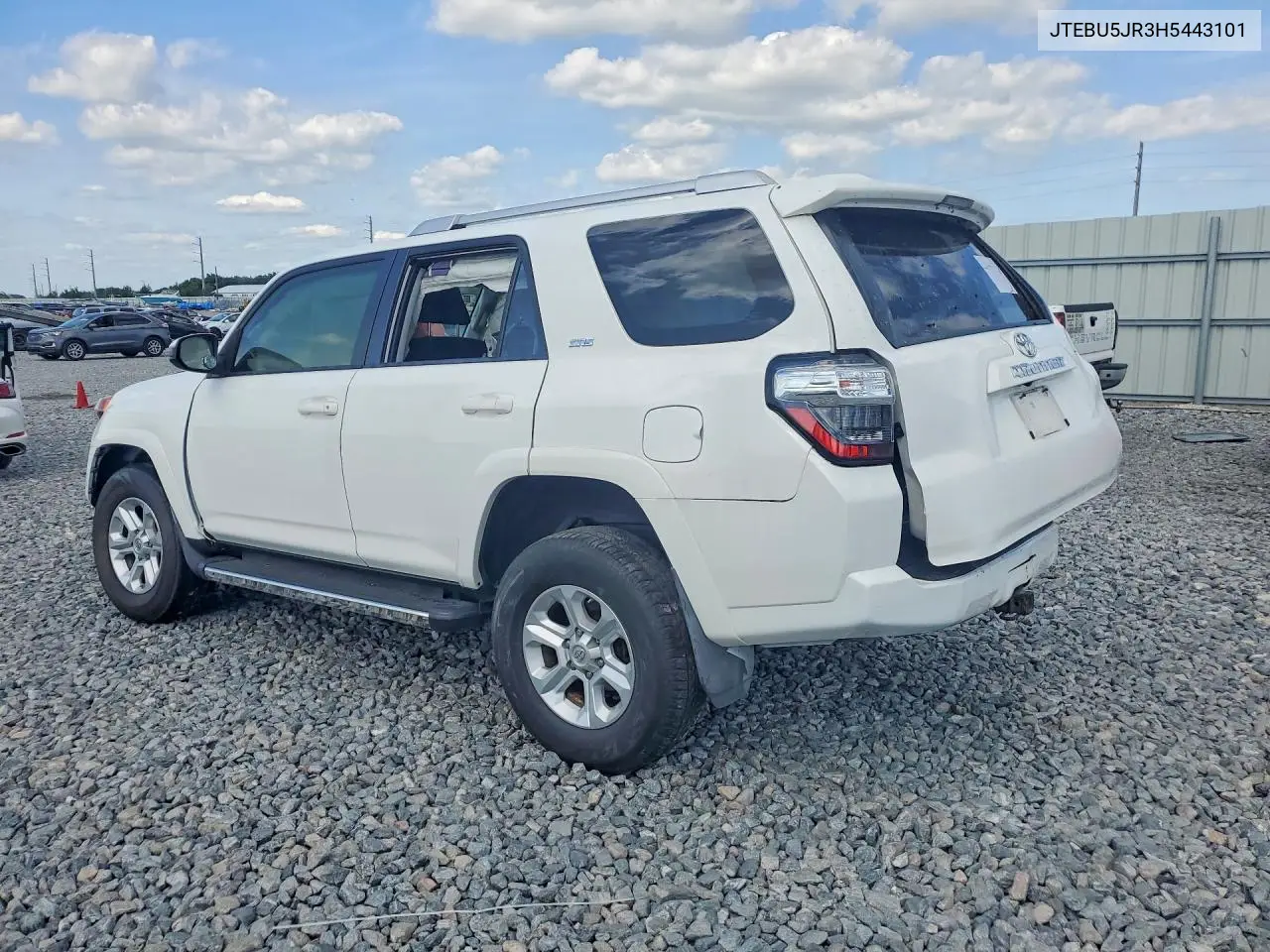 2017 Toyota 4Runner Sr5 VIN: JTEBU5JR3H5443101 Lot: 51855656
