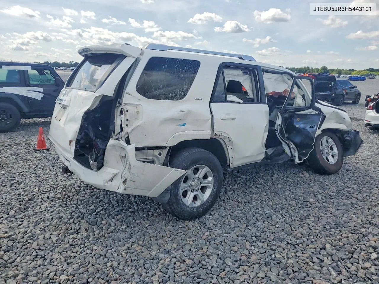 2017 Toyota 4Runner Sr5 VIN: JTEBU5JR3H5443101 Lot: 51855656