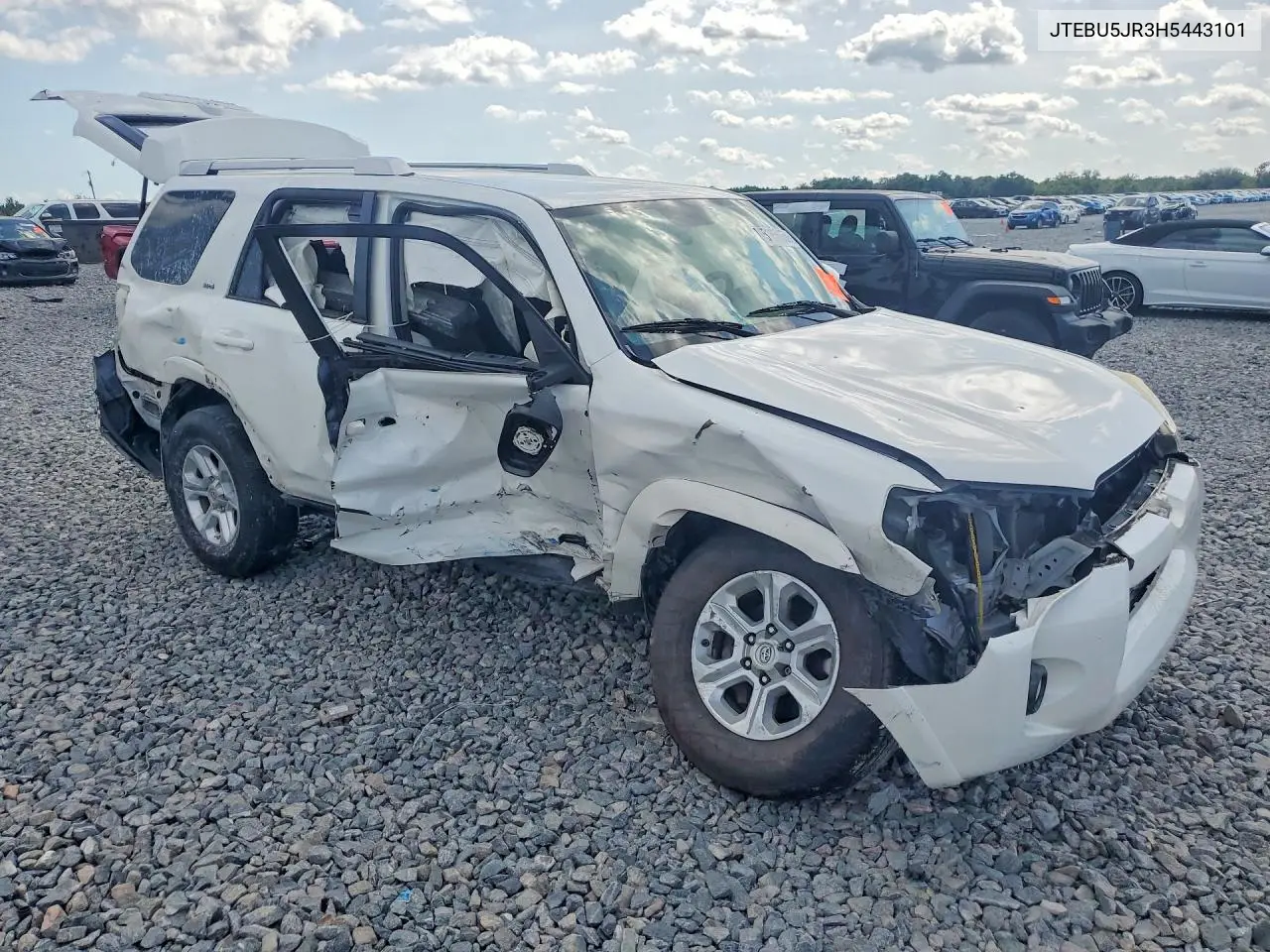 2017 Toyota 4Runner Sr5 VIN: JTEBU5JR3H5443101 Lot: 51855656