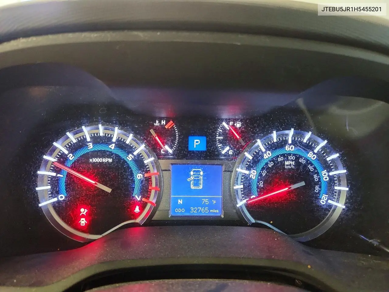 2017 Toyota 4Runner Sr5 Premium VIN: JTEBU5JR1H5455201 Lot: 58781276