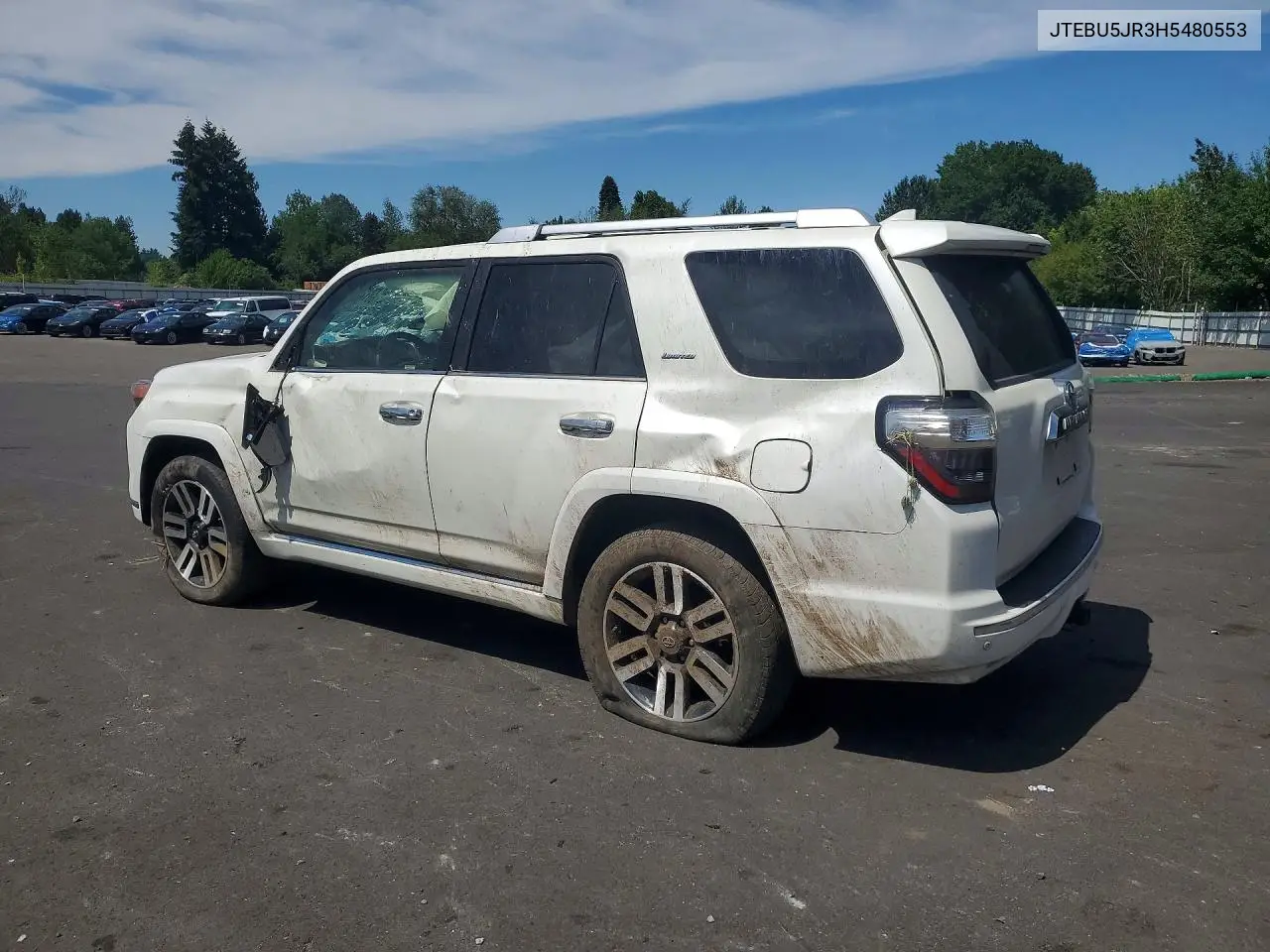 2017 Toyota 4Runner Limited VIN: JTEBU5JR3H5480553 Lot: 60146366