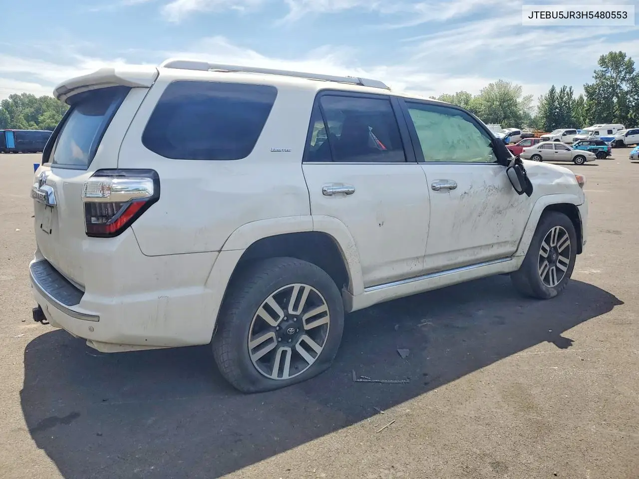 2017 Toyota 4Runner Limited VIN: JTEBU5JR3H5480553 Lot: 60146366