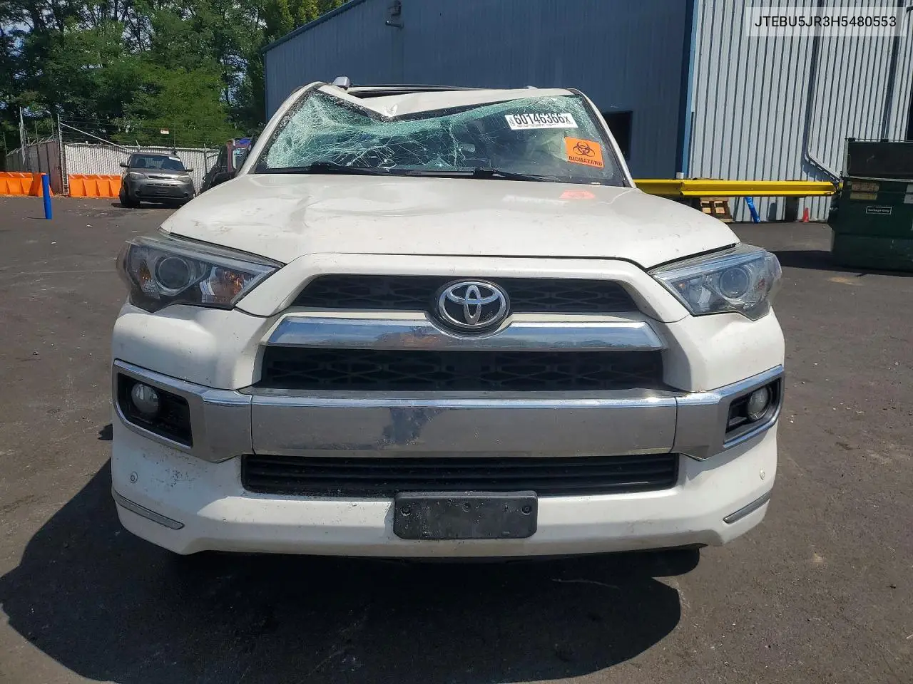 2017 Toyota 4Runner Limited VIN: JTEBU5JR3H5480553 Lot: 60146366