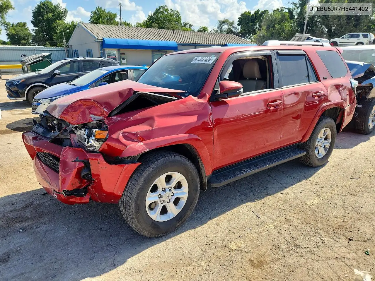 2017 Toyota 4Runner Sr5 Premium VIN: JTEBU5JR7H5441402 Lot: 61342626