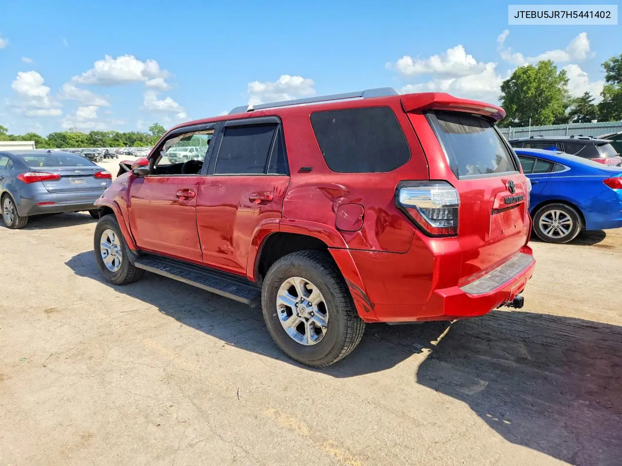 2017 Toyota 4Runner Sr5 Premium VIN: JTEBU5JR7H5441402 Lot: 61342626