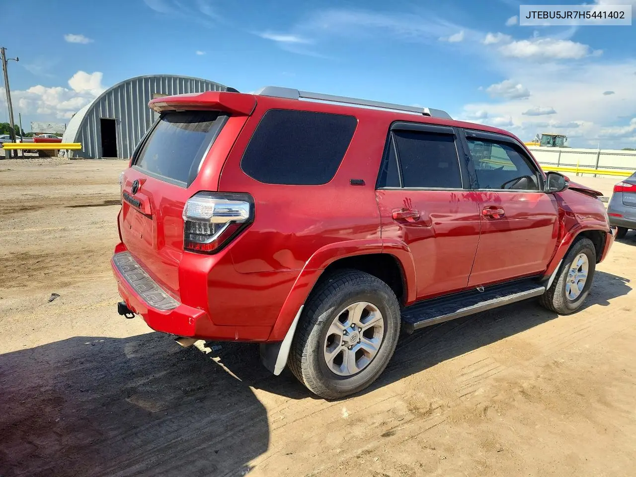 2017 Toyota 4Runner Sr5 Premium VIN: JTEBU5JR7H5441402 Lot: 61342626