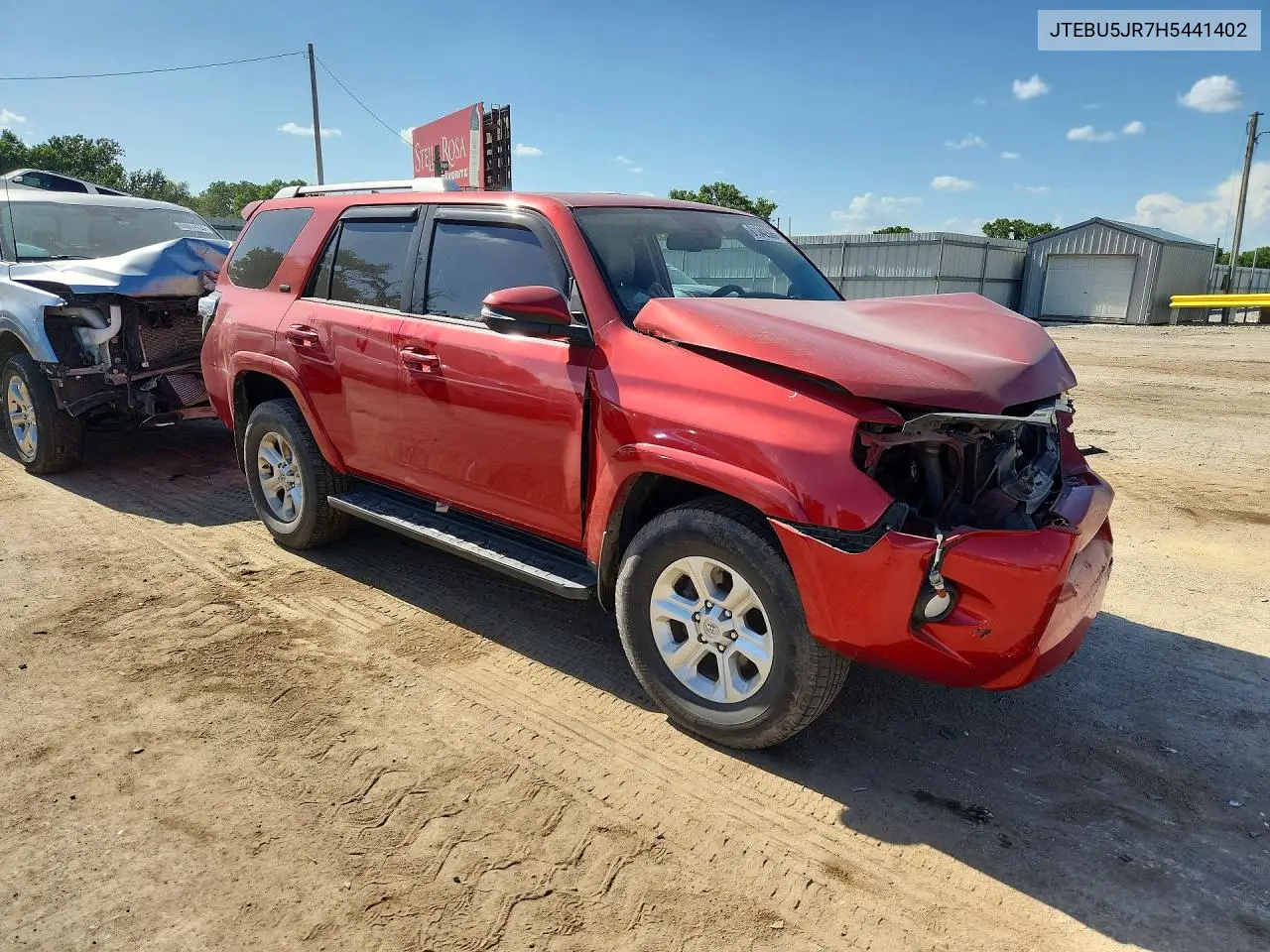 2017 Toyota 4Runner Sr5 Premium VIN: JTEBU5JR7H5441402 Lot: 61342626