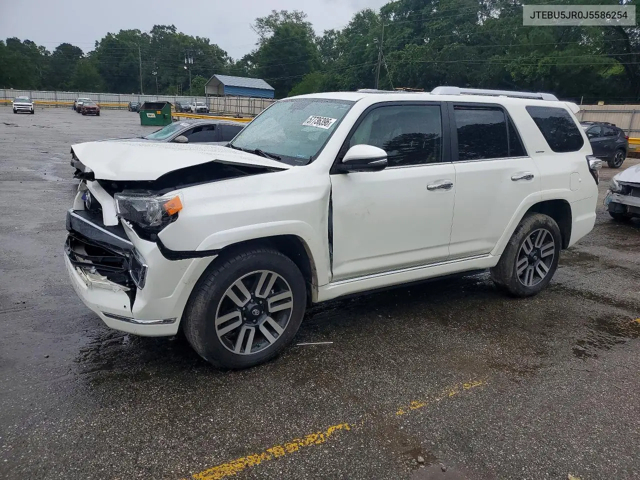 2018 Toyota 4Runner Limited VIN: JTEBU5JR0J5586254 Lot: 57736396