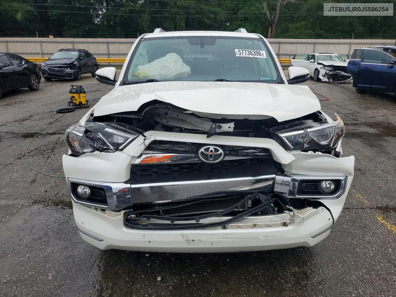 2018 Toyota 4Runner Limited VIN: JTEBU5JR0J5586254 Lot: 57736396