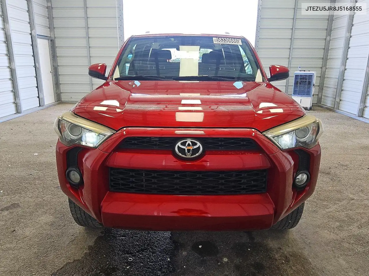 2018 Toyota 4Runner Sr5 VIN: JTEZU5JR8J5168555 Lot: 58330686