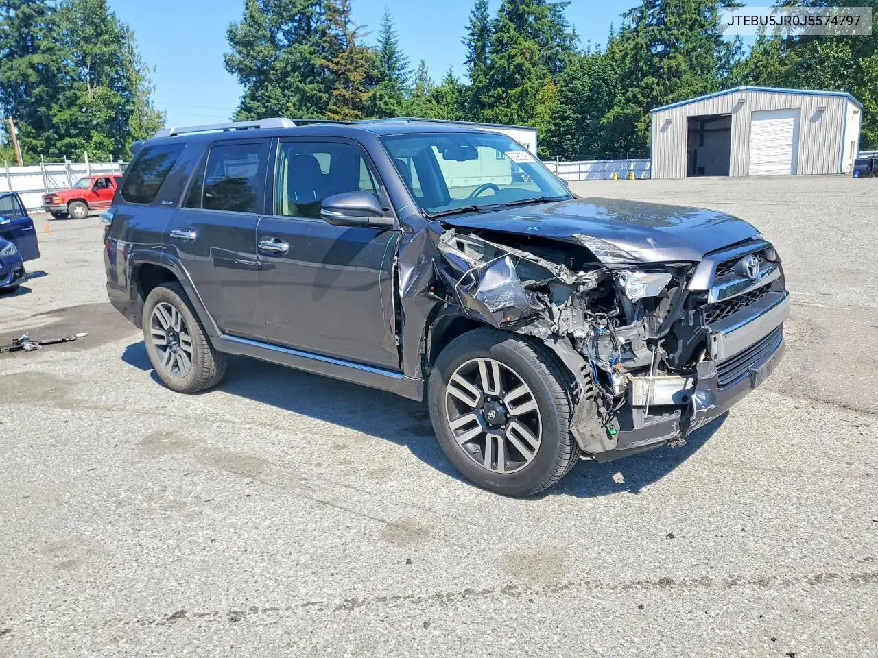 2018 Toyota 4Runner Limited VIN: JTEBU5JR0J5574797 Lot: 60960396