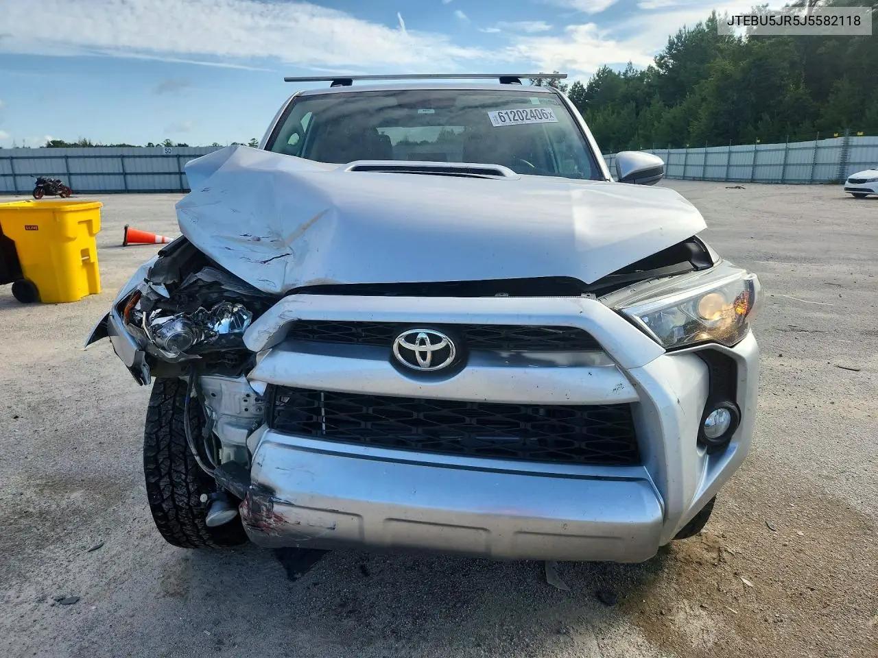 2018 Toyota 4Runner Trd Off-Road VIN: JTEBU5JR5J5582118 Lot: 61202406