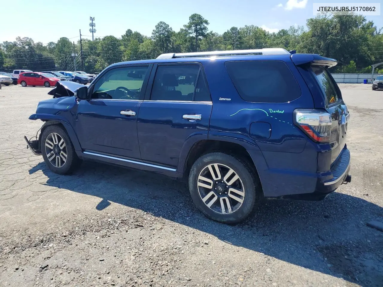 2018 Toyota 4Runner Limited VIN: JTEZU5JR5J5170862 Lot: 61362486