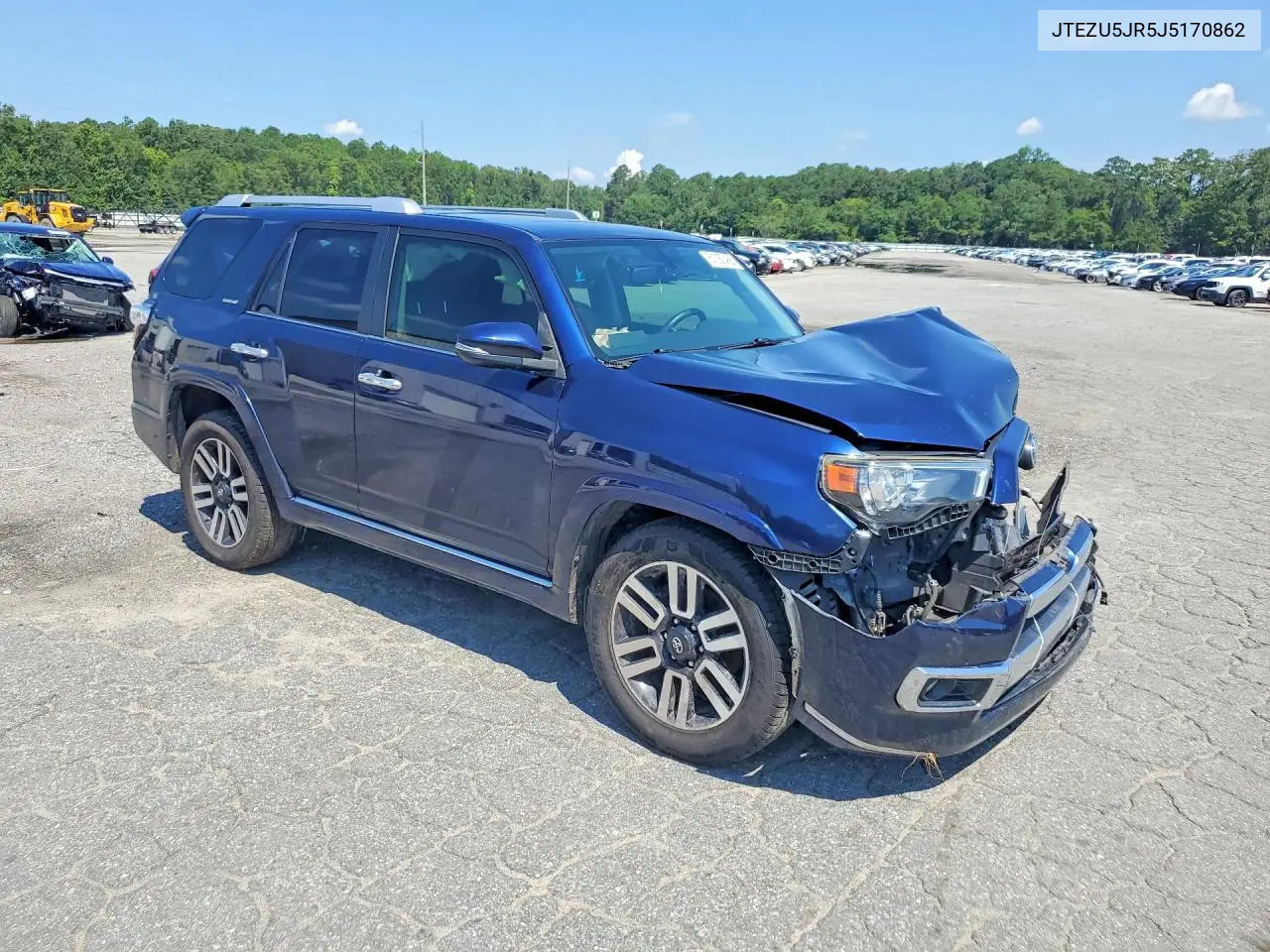 2018 Toyota 4Runner Limited VIN: JTEZU5JR5J5170862 Lot: 61362486