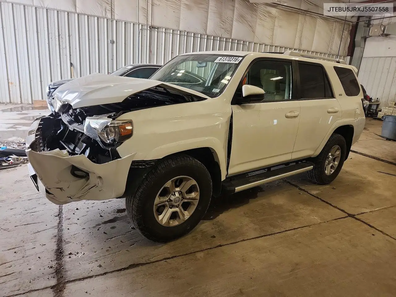 2018 Toyota 4Runner Sr5 VIN: JTEBU5JRXJ5507558 Lot: 61370316