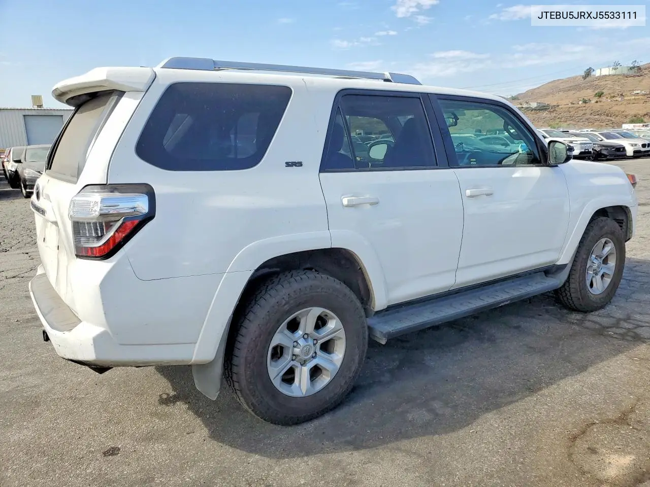 2018 Toyota 4Runner Sr5 Premium VIN: JTEBU5JRXJ5533111 Lot: 61539706