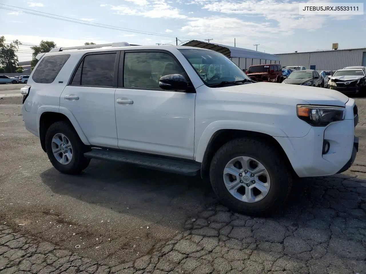 2018 Toyota 4Runner Sr5 Premium VIN: JTEBU5JRXJ5533111 Lot: 61539706