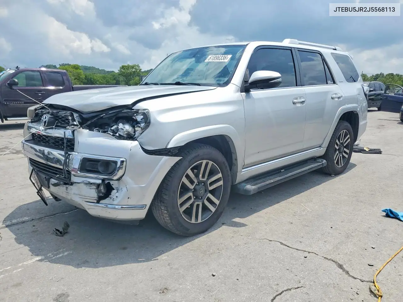 2018 Toyota 4Runner Limited VIN: JTEBU5JR2J5568113 Lot: 61896336