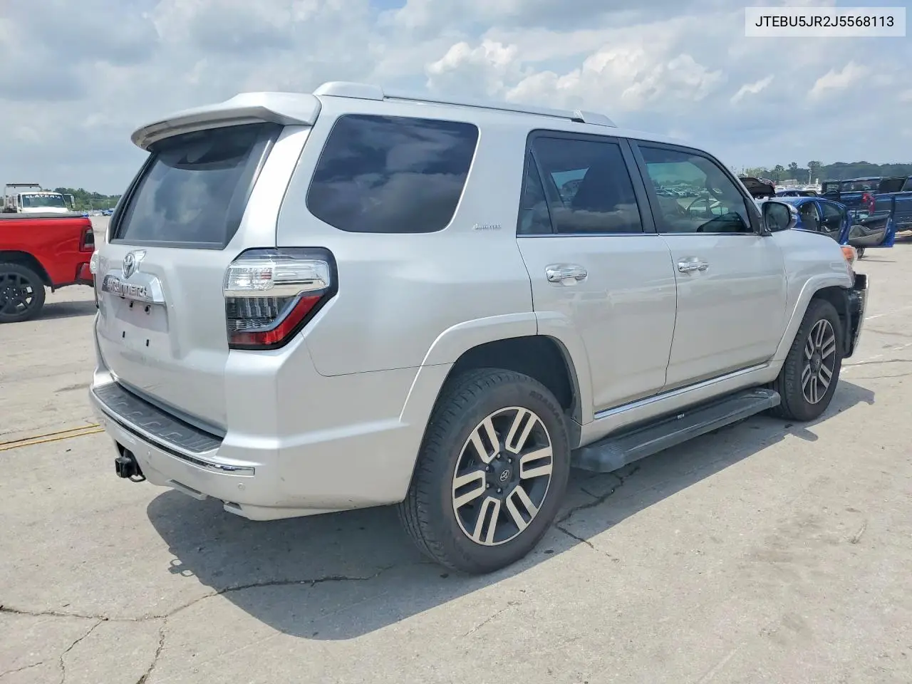 2018 Toyota 4Runner Limited VIN: JTEBU5JR2J5568113 Lot: 61896336