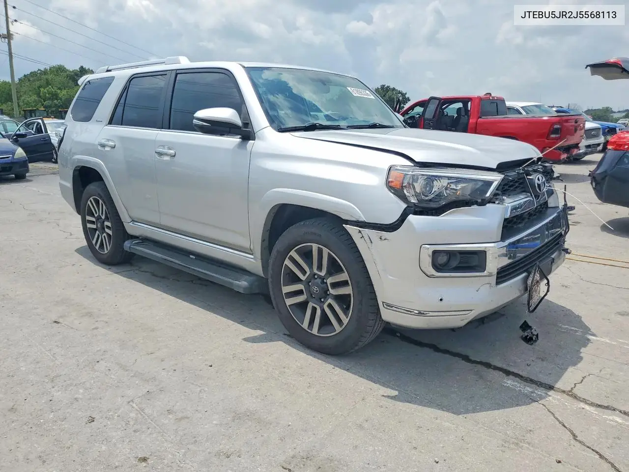 2018 Toyota 4Runner Limited VIN: JTEBU5JR2J5568113 Lot: 61896336