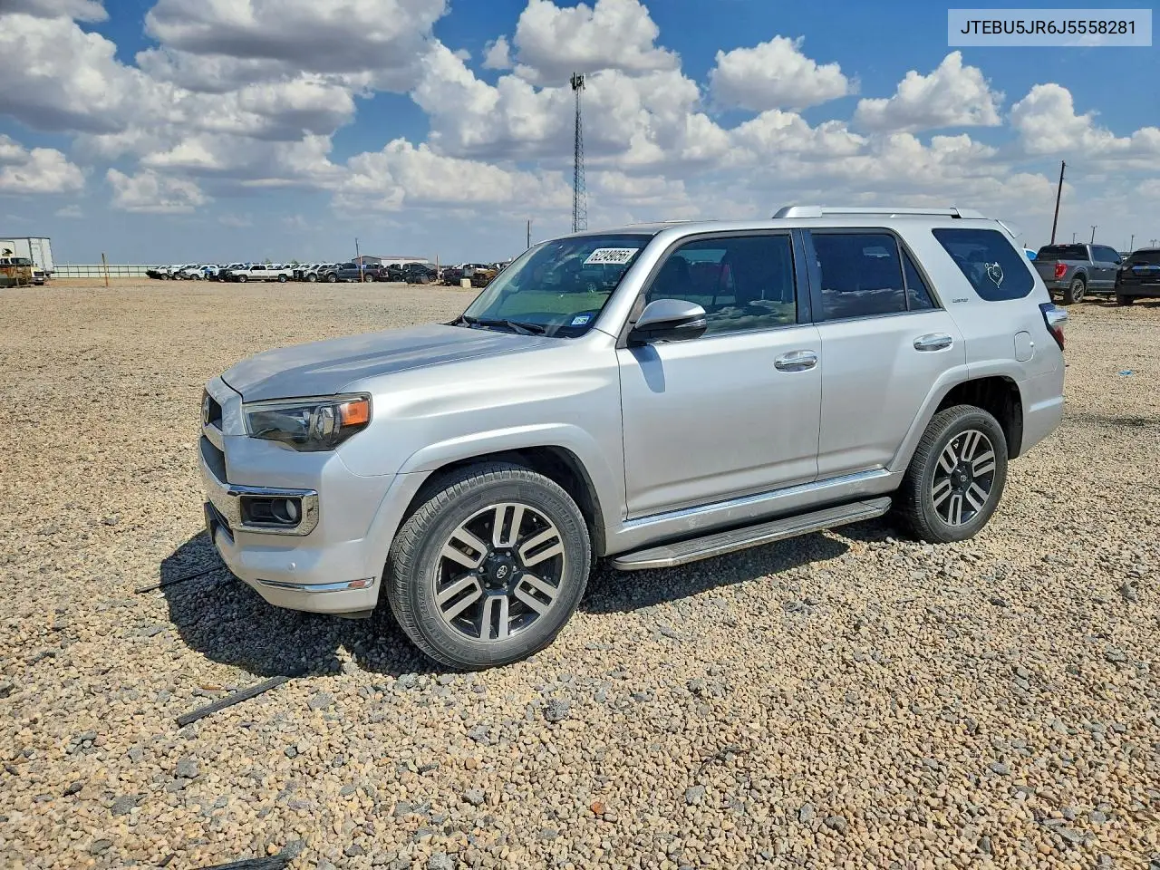 2018 Toyota 4Runner Limited VIN: JTEBU5JR6J5558281 Lot: 62249056