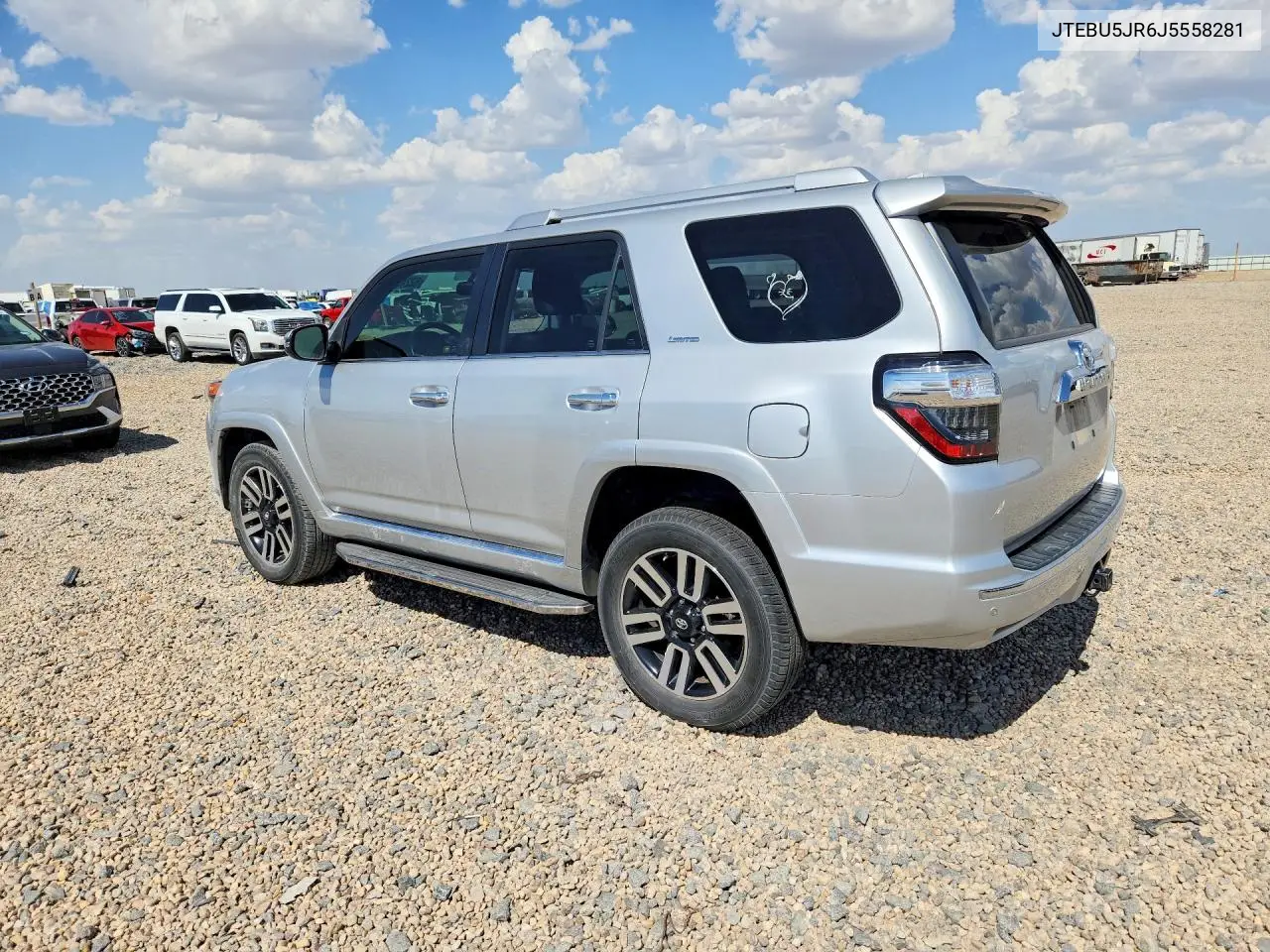 2018 Toyota 4Runner Limited VIN: JTEBU5JR6J5558281 Lot: 62249056