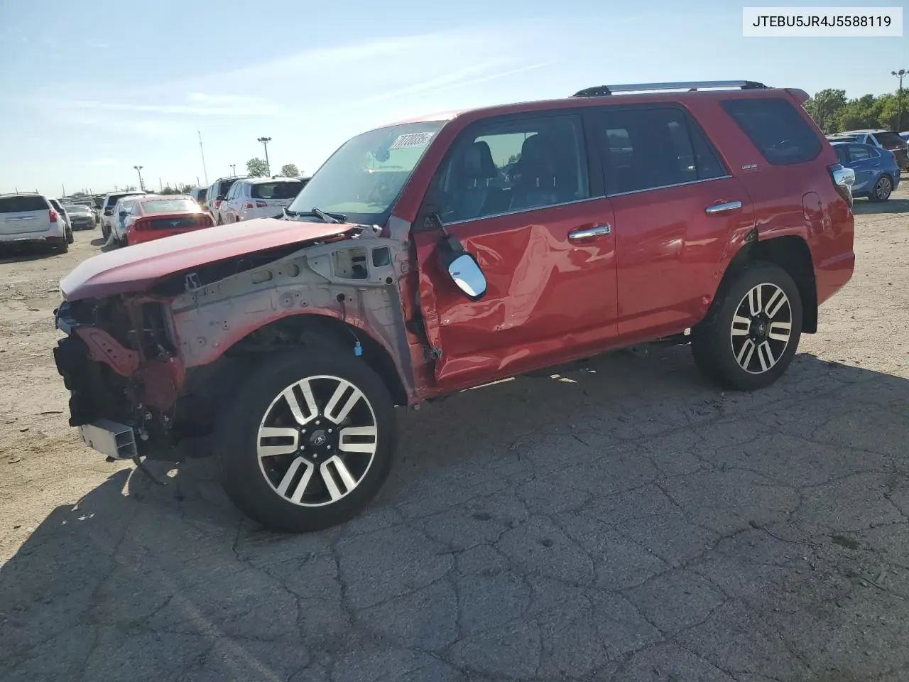 JTEBU5JR4J5588119 2018 Toyota 4Runner Limited
