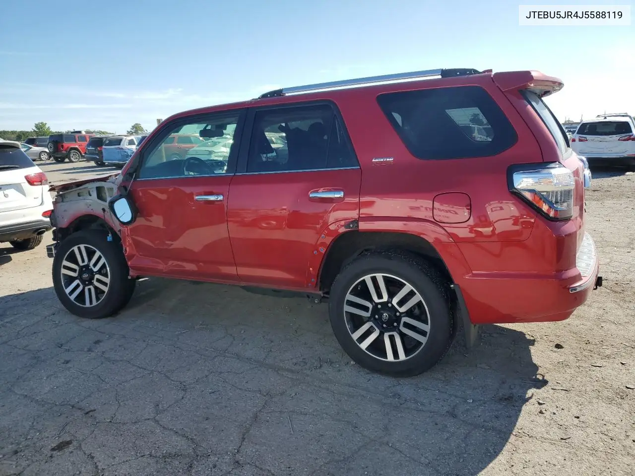 JTEBU5JR4J5588119 2018 Toyota 4Runner Limited